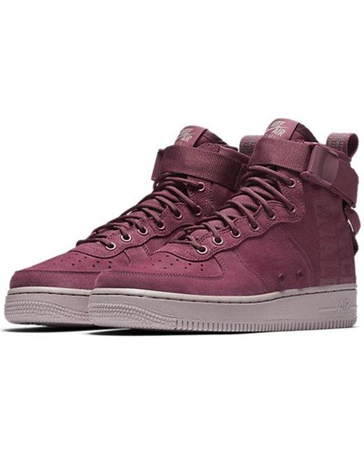 Nike Purple (Wmns) Sf Air Force 1 Mid 'Force Is