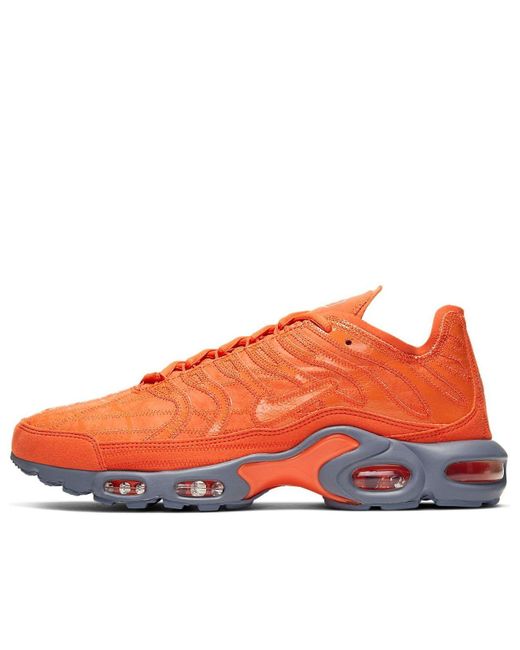 Nike Orange Air Max Plus Deconstructed 'Total' for men