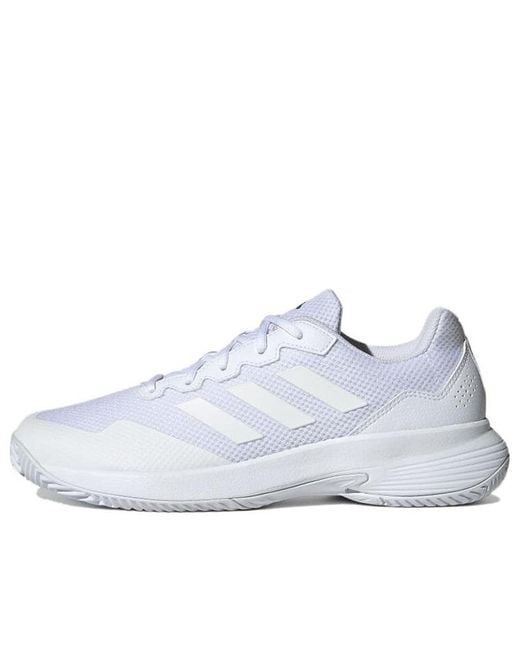 Adidas White Gamecourt 2.0 Matte' for men