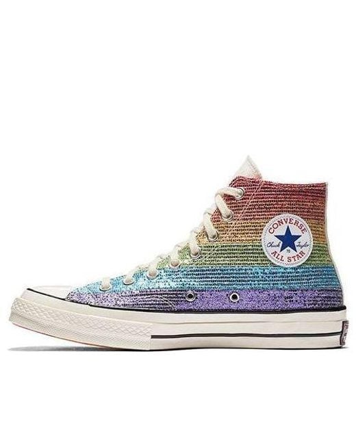 Converse Blue Chuck Taylor All-Star 70S High Miley Cyrus Pride 2018 (W) for men