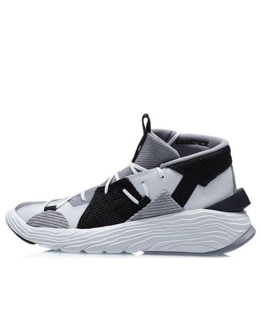 Li-ning Black Kung Fu Winterized Sports Shoes for men