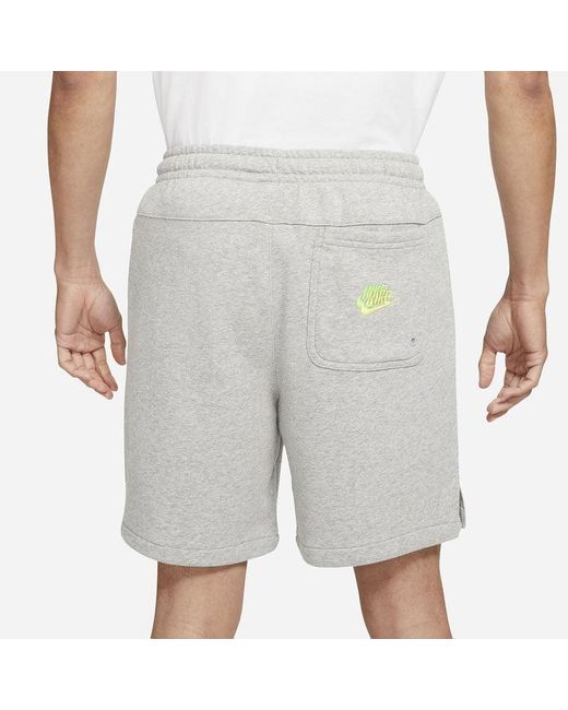 Nike Gray As Sportswear Spe+ Ft Short Fta Dk Heather for men