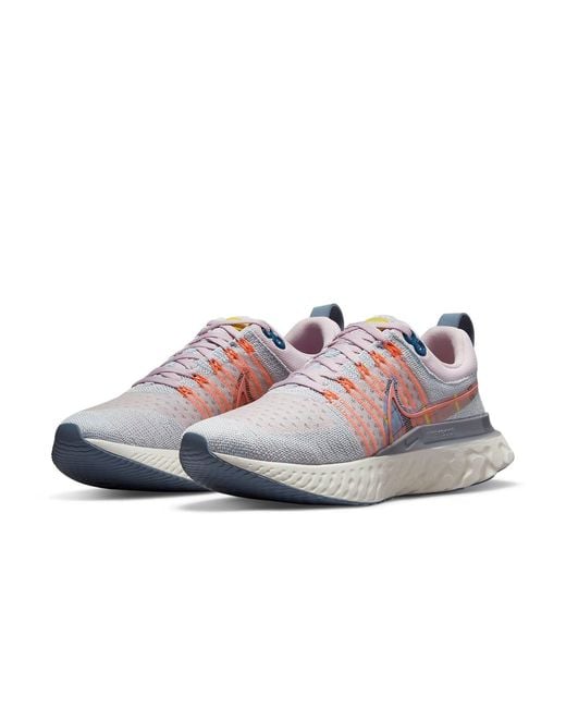 Nike Pink (Wmns) React Infinity Run Flyknit 2 Premium Foam Tint'