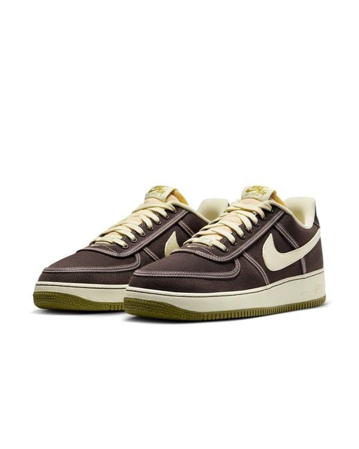 Nike Brown Air Force 1 '07 Premium Shoes for men
