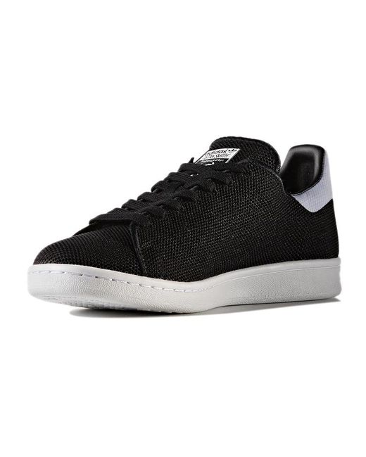 Adidas Black Originals Stansmith Skate Shoes for men