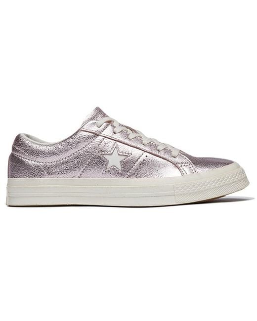 Converse Trainers One Star Ox Rose Pink in White for Men | Lyst