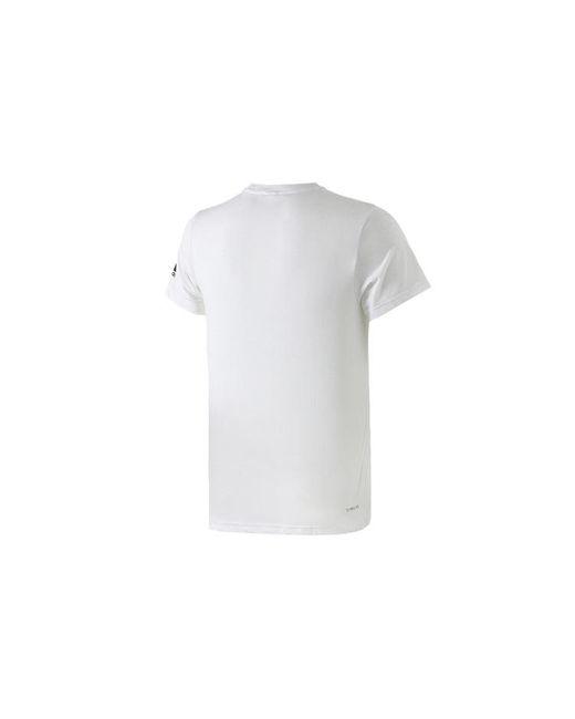 Adidas White Basketball Cartoon Printing Short Sleeve for men