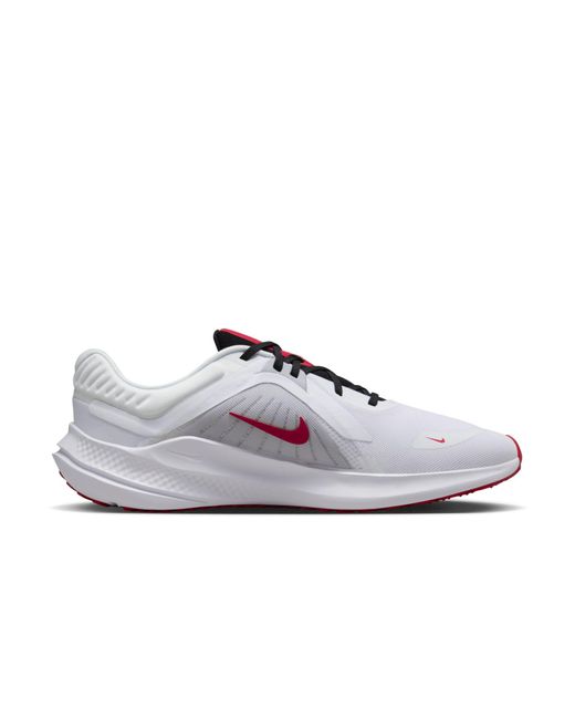 Nike White Quest 5 Road Running Shoes for men