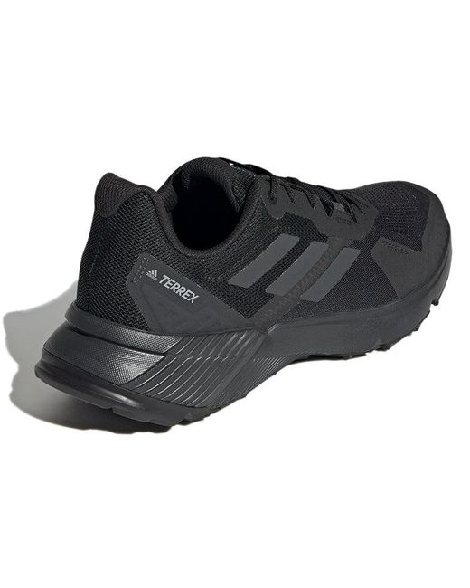 Adidas Black Terrex Soulstride Carbon' for men