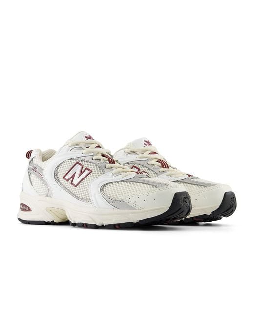New Balance White 530 Sneakers 'Cream' for men