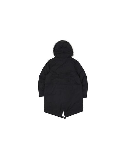 Nike Black Sportswear Down Fill Stay Warm Hooded Down Coat for men