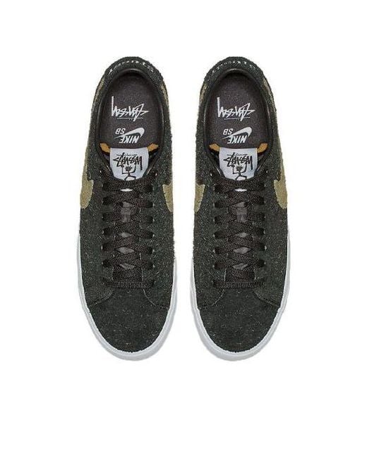 Nike Brown X Stussy Sb Blazer Low 'Palm' for men