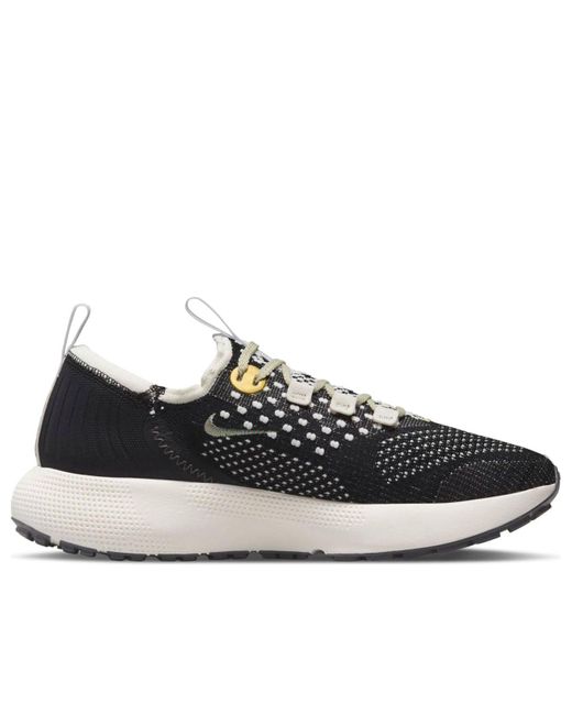Nike Black (Wmns) React Escape Run Flyknit Metallic Vivid'