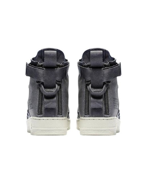 Nike Blue Sf Air Force 1 Mid 'Dark' for men