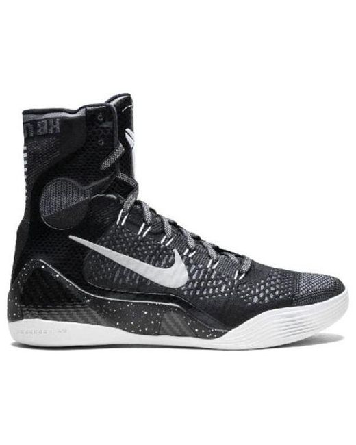 Nike Black Kobe 9 Elite Premium Qs for men