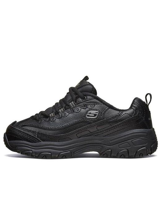 Skechers Black (Wmns) D'Lites Sr Running Shoes