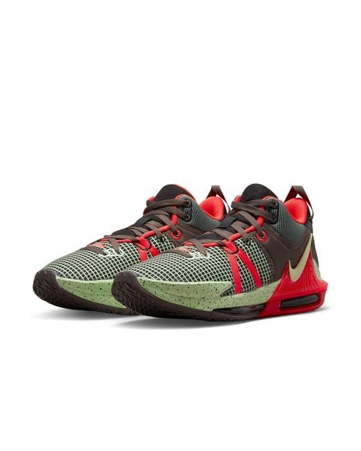 Nike Red Lebron Witness 7 Ep Crimson Alligator' for men