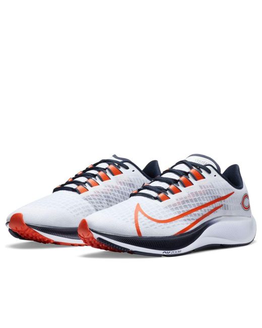Nike White Air Zoom Pegasus 37 'Chicago Bears' for men