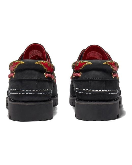 Timberland Black 3-Holes Boot Shoes X Clot for men