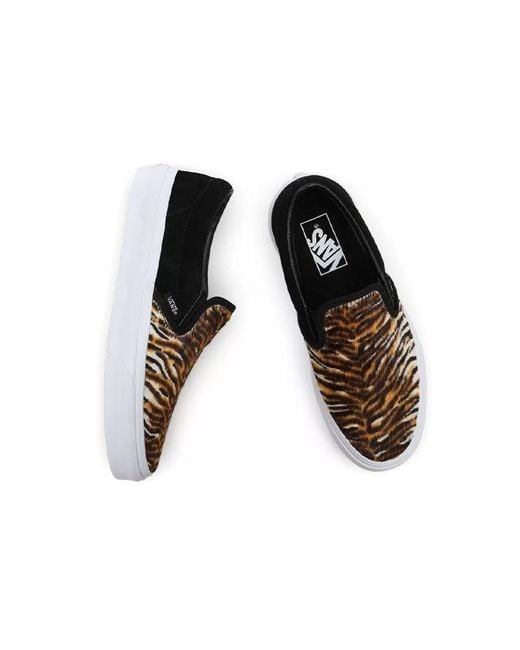 Vans Black Soft Suede Classic Slip-On for men