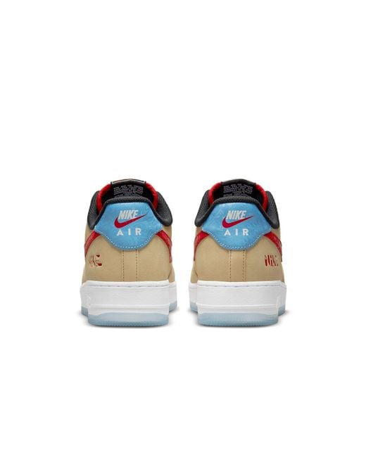 Nike Red Air Force 1 '07 Lv8 'Satellite' for men