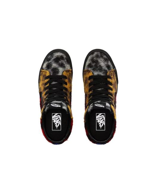 Vans Black Sk8-Hi Platform 2.0 'Mix Leopard' for men