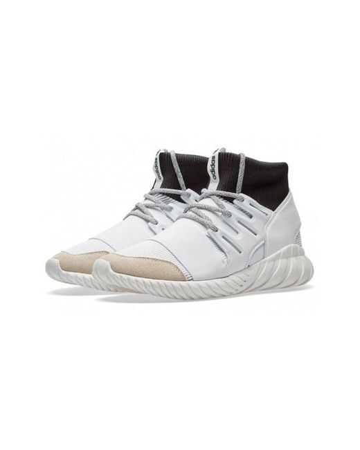 Adidas White Tubular Doom 'Yin Yang' for men