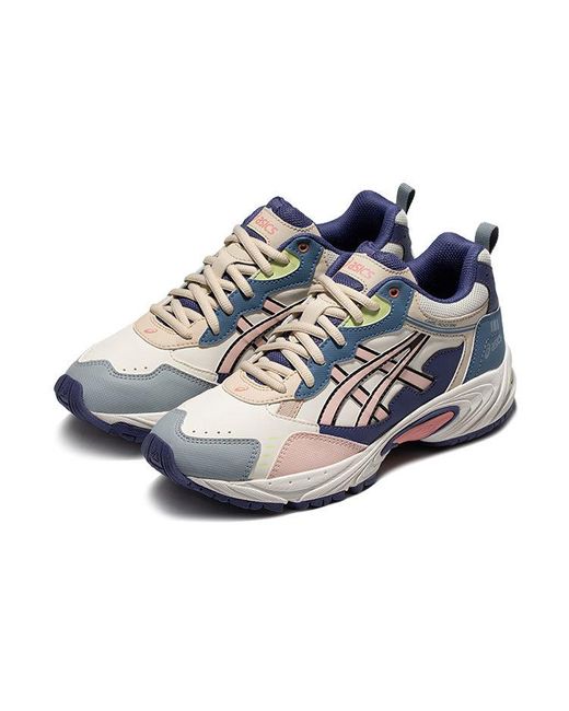 Asics Gel-100 Tr Sneakers Blue/pink | Lyst