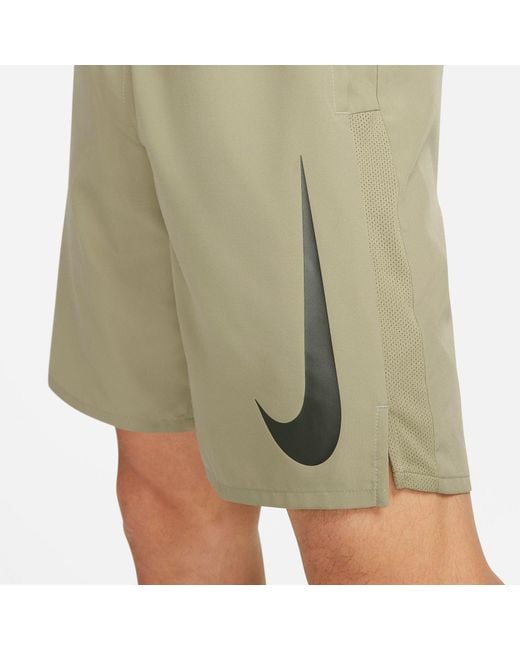 Nike Green Dri-Fit Challenger Running Shorts for men