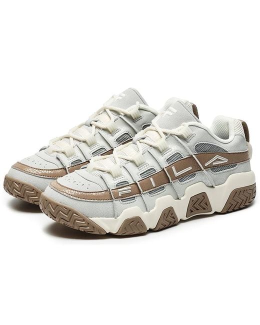 Fila White Barricade Sneakers for men
