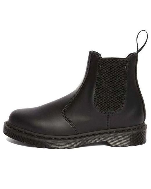 Dr. Martens Black 2976 Mono Smooth Leather Chelsea Boots