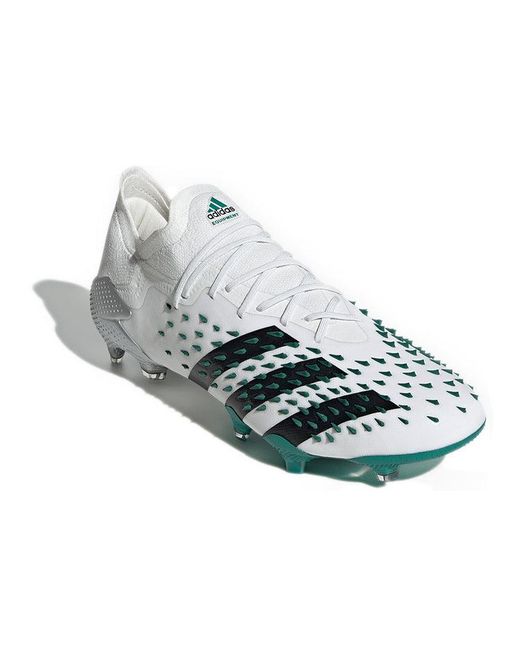 Adidas White Predator Freak.1 L Fg Eqt for men