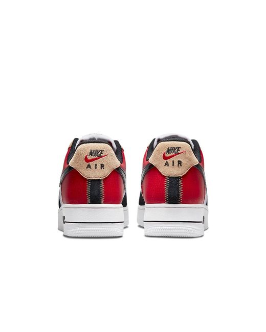 Nike Red Air Force 1 '07 Lv8 'Alter & Reveal' for men