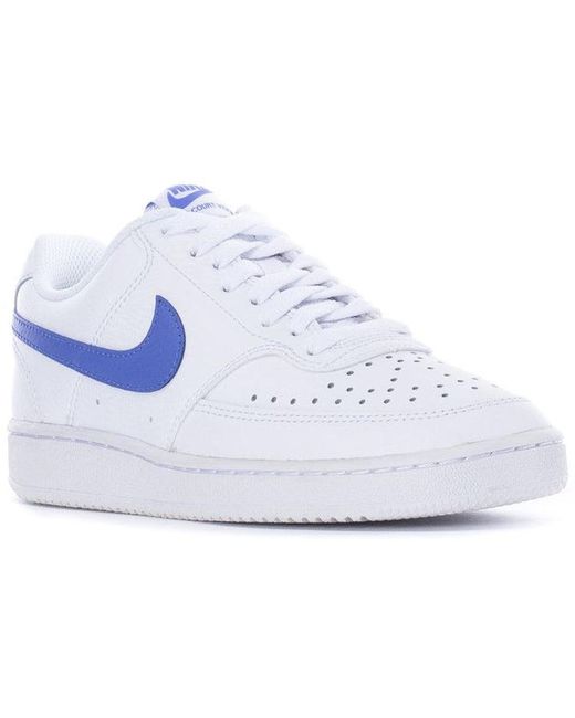 Nike Blue (Wmns) Court Vision Low Shoes