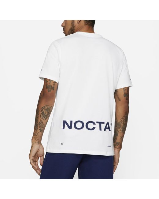 Nike White X Nocta Drake Cardinal Stock Logo T-Shirt for men