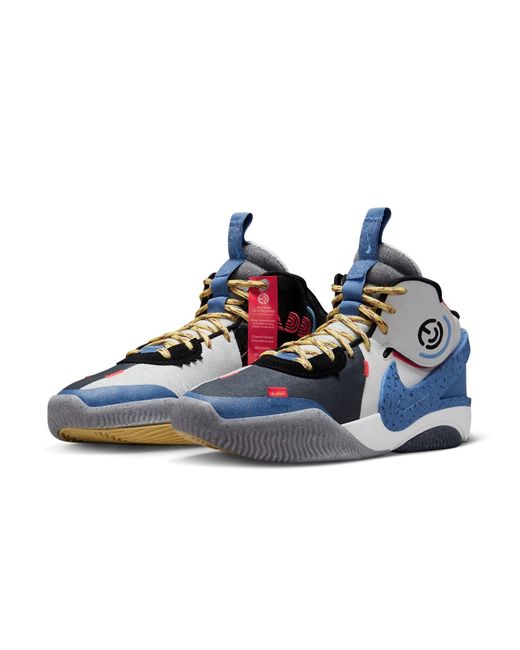 Nike Blue Air Deldon "legacy" Easy On/off Basketball Shoes for men