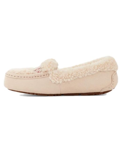 Ugg Pink (Wmns) Ansley Slipper Heritage Braid 'Natural'