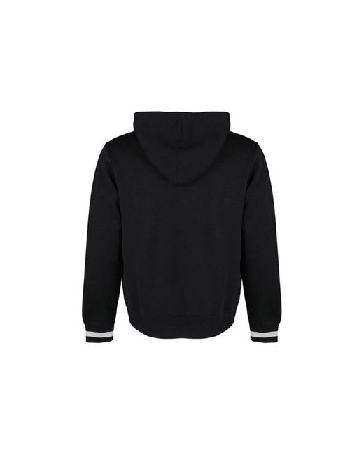 Nike Black Air Sportswear Casual Logo Print Fleeced for men