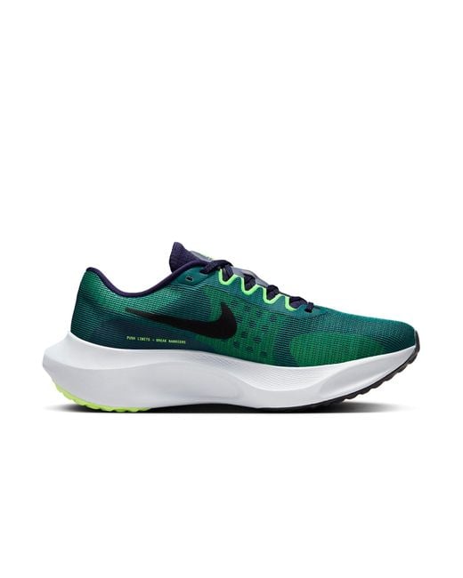 Nike Green Zoom Fly 5 'Geode Ink for men