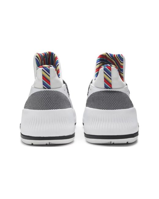 Adidas White D Lillard 3 'Bhm' for men