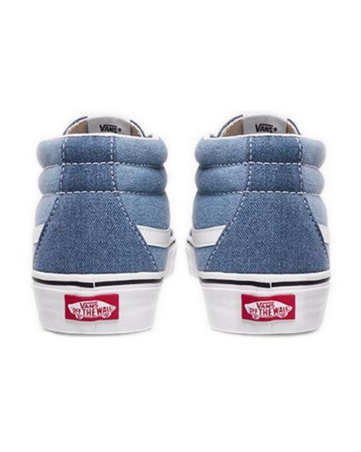 Vans Blue Sk8-Mid Reissue 'Denim 2-Tone' for men