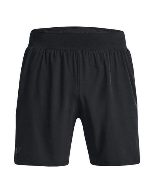 Under Armour Blue Launch Elite 7 Inch Shorts for men
