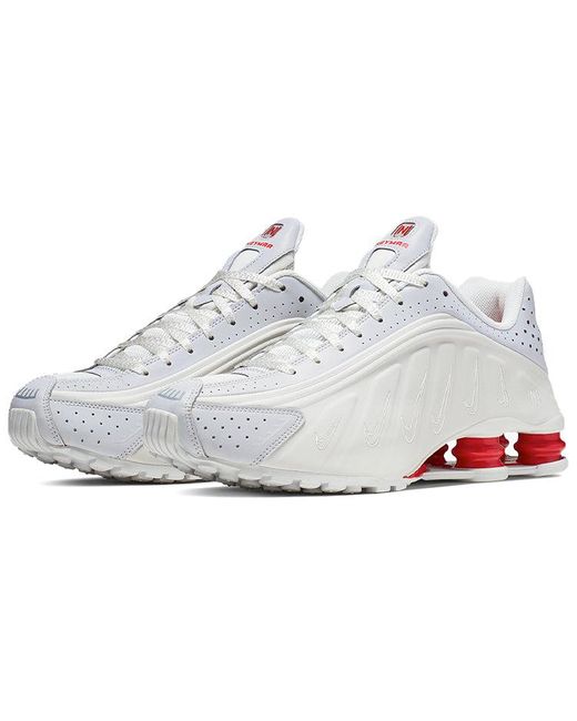 Nike White X Neymar Jr. Shox R4 'Platinum Tint' for men