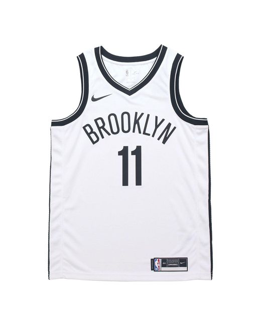 Nike Blue Nba Sw Fan Edition Brooklyn Nets Kyrie Irving 11 Basketball Sports Jersey for men