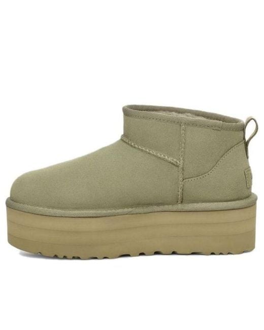 Ugg Green (Wmns) Classic Ultra Mini Platform Boot 'Shaded Clover'