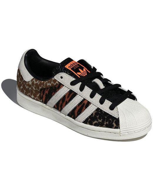 Adidas Black Atmos X Superstar 'Crazy Animal' for men