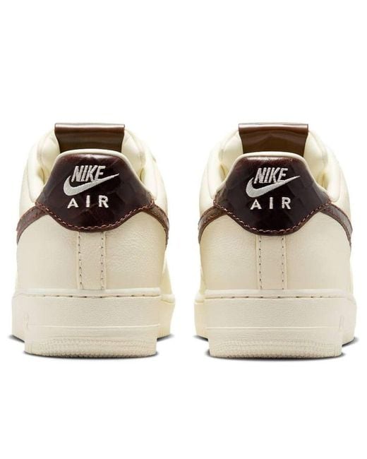 Nike Natural Air Force 1 '07 'Soft Pearl Croc' for men