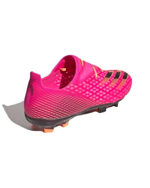 Adidas Pink X Ghosted.2 Fg Shoes 'Shock' for men