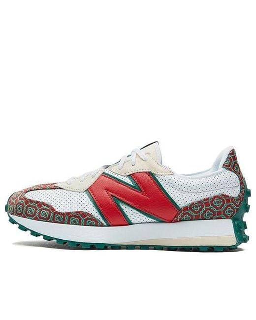 New Balance Men's Red Casablanca X 327 Monogram'