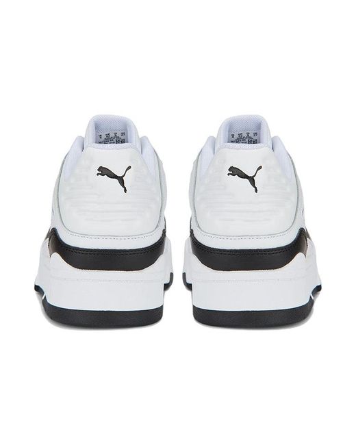 PUMA White Slipstream Leather for men